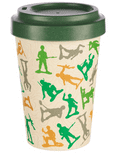 Toy Soldier Reusable Screw Top Bamboo Travel Mug